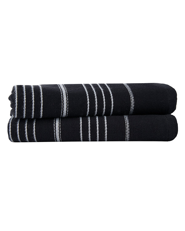 Alternative view of Classic Fringeless Hand Bath Bundle - 2 Pack Black | Sand Cloud