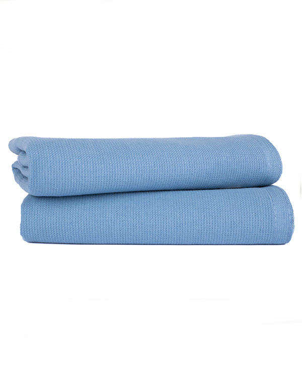 Alternative view of Terra Fringeless Hand Bath Bundle 2 Pack - Slate Blue | Sand Cloud