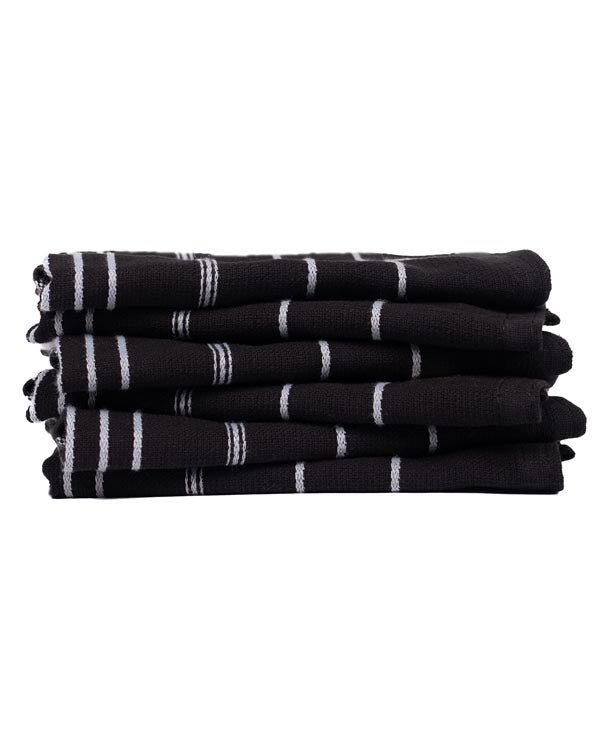 Alternative view of Classic Bath Washcloth Bundle- 6 Pack - Black | Sand Cloud