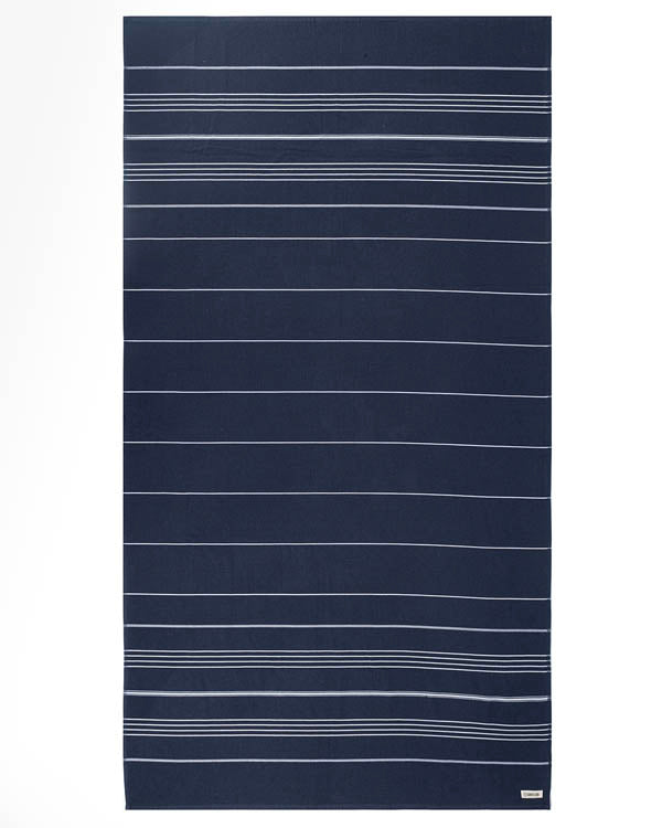 Alternative view of Classic Fringeless XL Bath Bundle - Navy | Sand Cloud