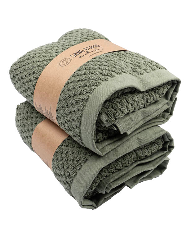 Atom XL Bath Bundle 2 Pack - Hedge Green | Sand Cloud