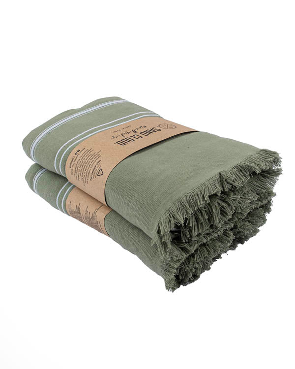 Classic XL Bath Bundle 2 Pack - Hedge Green | Sand Cloud