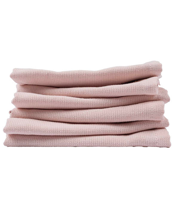 Alternative view of Terra Bath Washcloth Bundle 6 Pack - Calcite Pink | Sand Cloud