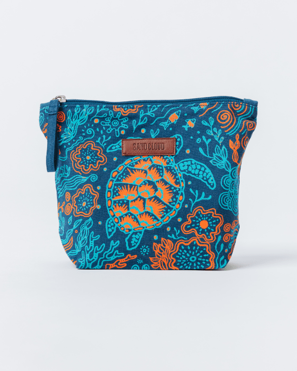 Reef Turtles Zipper Pouch | Sand Cloud