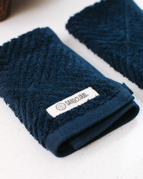 Alternative view of Willow Bath Washcloth Bundle - 6 Pack - Deep Ocean | Sand Cloud