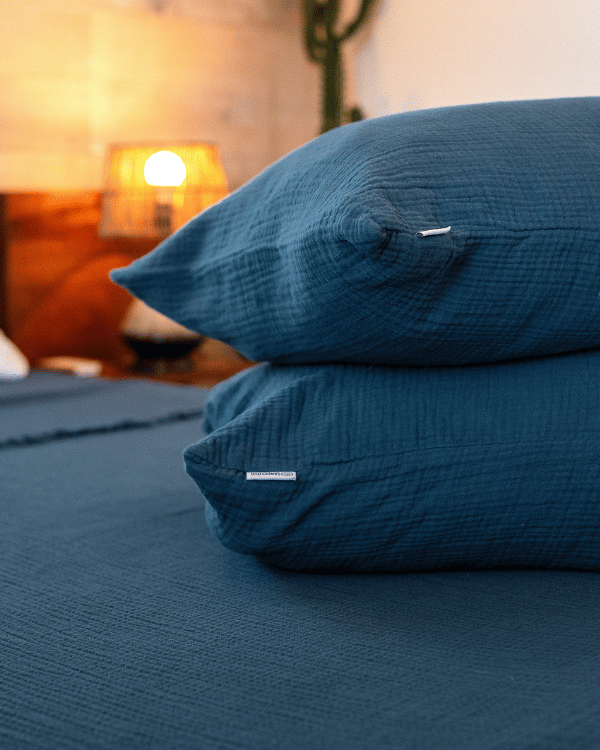 Alternative view of Sonoran Pillow Case 2 Pack - Dark Denim | Sand Cloud