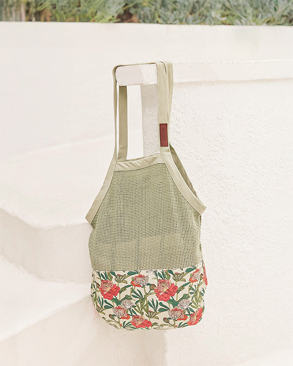Alternative view of Floral Net Market Bag | Sand Cloud