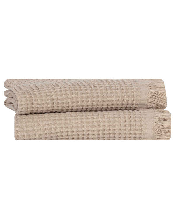 Alternative view of Micro Waffle Hand Bath Bundle - 2 Pack - Sand | Sand Cloud