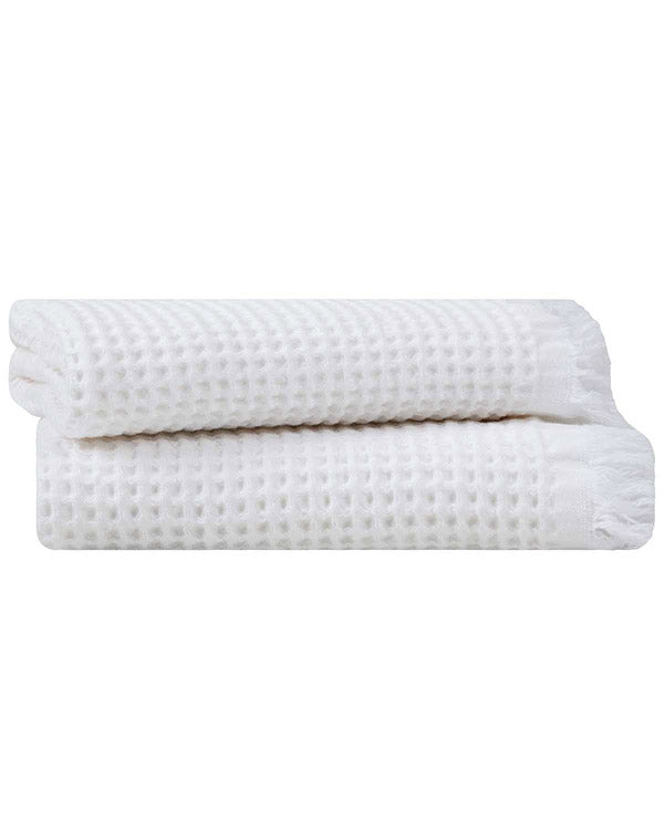 Micro Waffle Hand Bath Bundle - 2 Pack - White | Sand Cloud