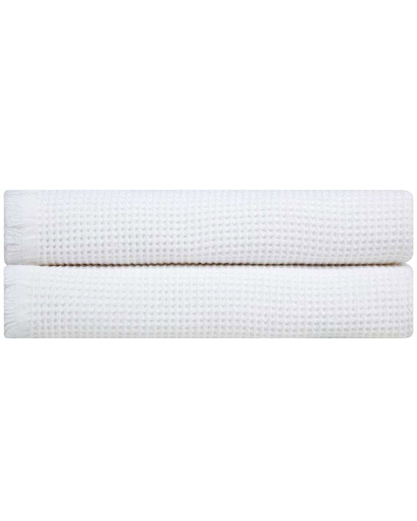 Alternative view of Micro Waffle XL Bath Bundle - 2 Pack -White | Sand Cloud