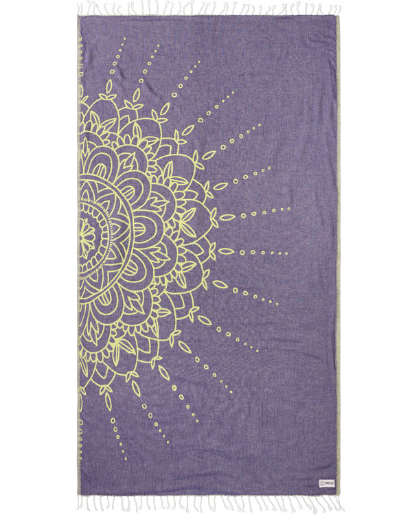 Grape Flower Mandala Beach Towel | Sand Cloud