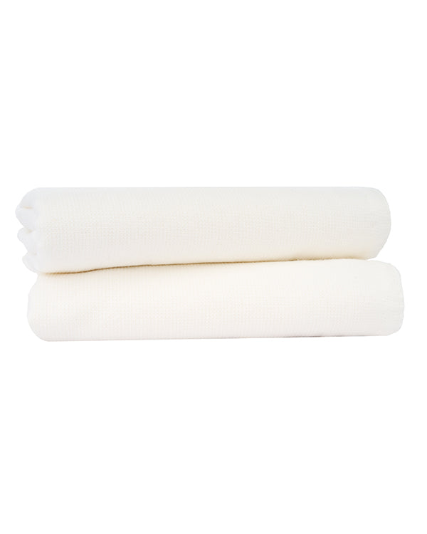 Alternative view of Terra Fringeless Hand Bath Bundle 2 Pack - Ivory | Sand Cloud