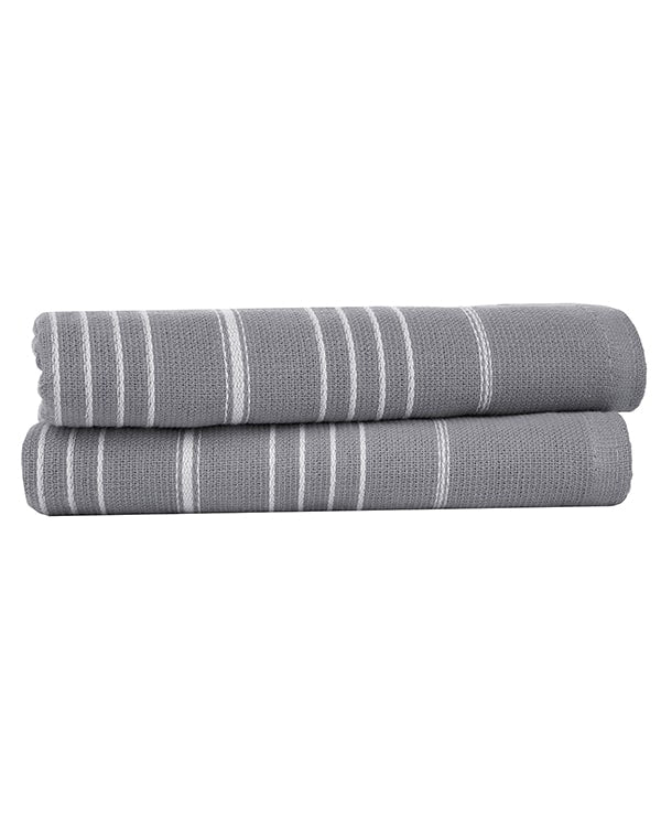 Alternative view of Classic Fringeless Hand Bath Bundle 2 Pack - Grey | Sand Cloud