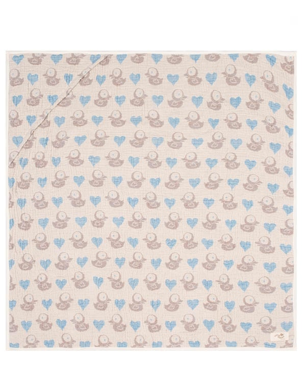 Ducky Gauze Hooded Blanket Single | Sand Cloud
