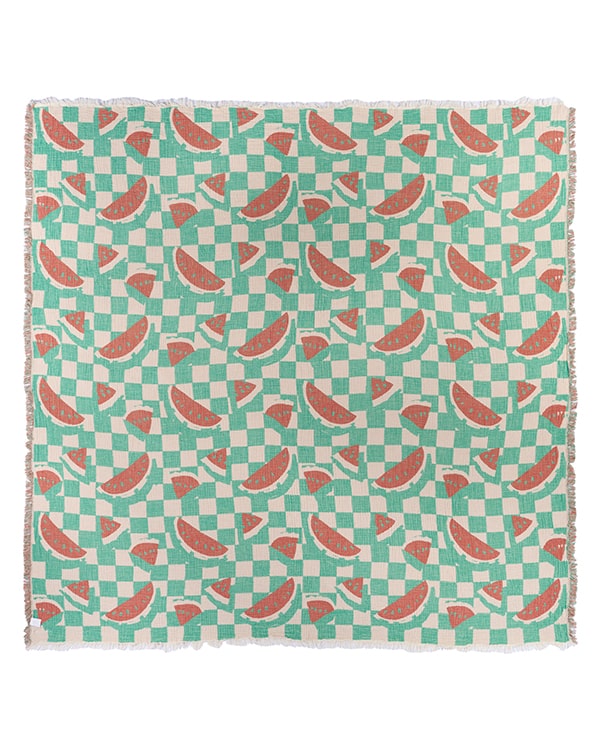 Melon Checker - PARTY BLANKET | Sand Cloud