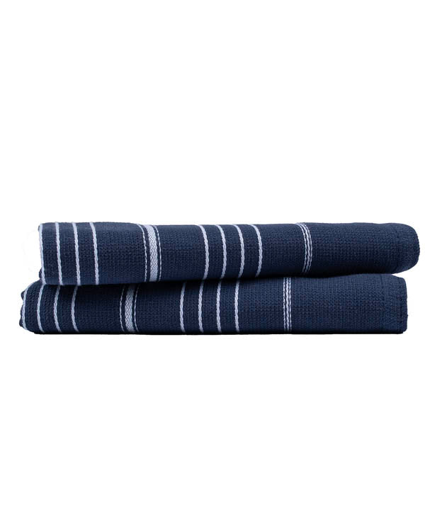 Alternative view of Classic Fringeless Hand Bath Bundle 2 Pack - Navy | Sand Cloud
