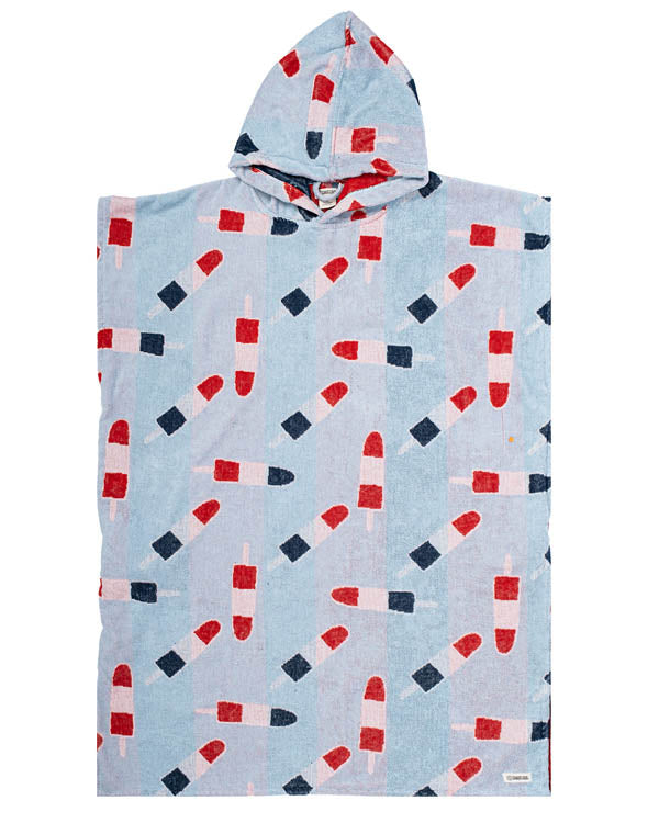 Alternative view of Popsicle Hooded Poncho | Sand Cloud