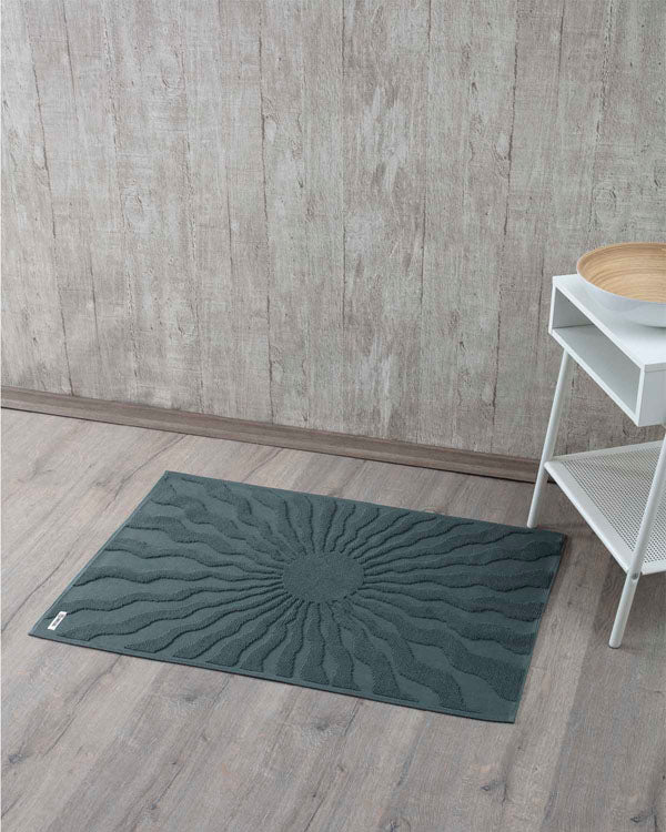 Alternative view of Solis Bath Mat Gray | Sand Cloud