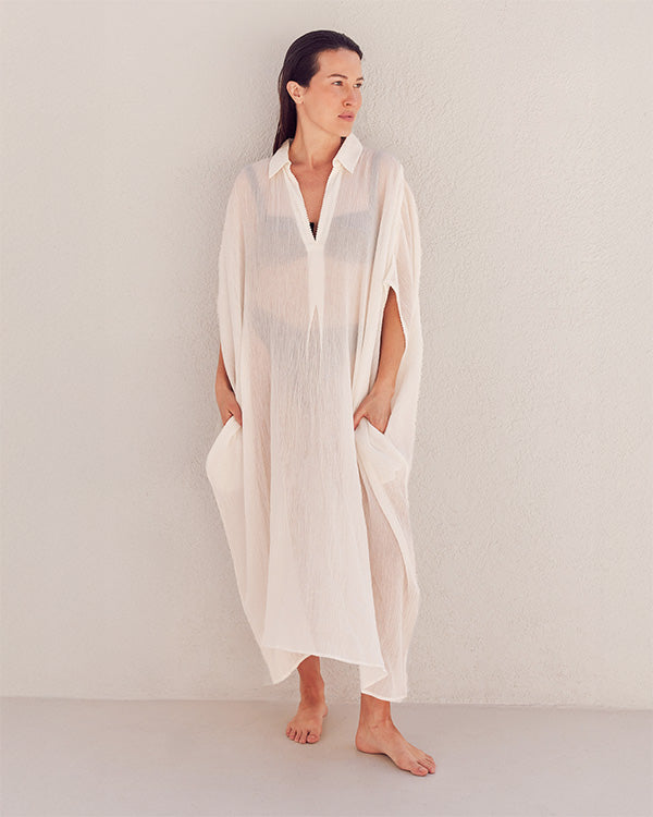 Alternative view of Whitehaven Cover Up Dress | Sand Cloud
