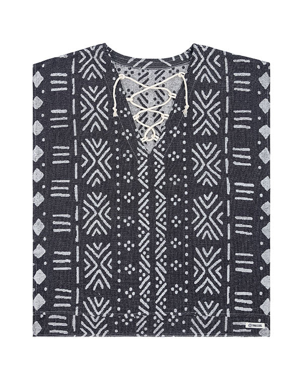 Alternative view of Adobe Mudcloth Cover Up Black | Sand Cloud